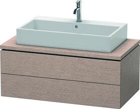 Duravit Konsolenunterschrank L-CUBE 400x1020x547mm eiche kaschmir