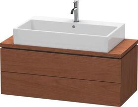 Duravit Konsolenunterschrank L-CUBE 400x1020x477mm amerikanisch nussbaum