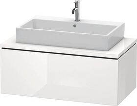 Duravit Waschtischunterbau L-CUBE 1020x547mm 1 Ausz. we hgl La ES Ah mitte