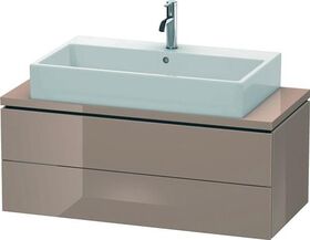 Duravit Konsolenunterschrank L-CUBE 400x1020x477mm cappuccino hochglanz