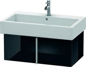 Duravit Waschtischunterbau VERO 431x750x298mm schwarz hochglanz