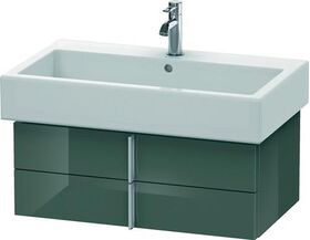 Duravit Waschtischunterbau VERO 431x750x298mm dolomiti grey hochglanz