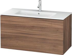 Duravit Waschtischunterbau L-CUBE 1020x481x550mm nussbaum natur