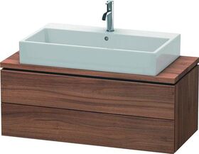 Duravit Konsolenunterschrank L-CUBE 400x1020x477mm nussbaum natur