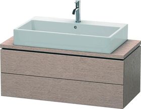 Duravit Konsolenunterschrank L-CUBE 400x1020x477mm eiche kaschmir