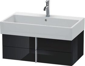 Duravit Waschtischunterbau VERO AIR 298x784x431mm schwarz hochglanz