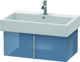 Duravit Waschtischunterbau VERO 431x750x298mm stone blue hochglanz