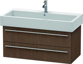 Duravit Waschtischunterbau X-LARGE 443x950x448mm amerikanisch nussbaum