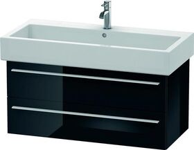 Duravit Waschtischunterbau X-LARGE 443x950x448mm schwarz hochglanz