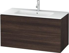 Duravit Waschtischunterbau L-CUBE 1020x481x550mm kastanie dunkel