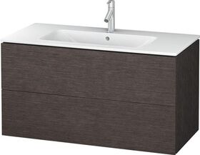 Duravit Waschtischunterbau L-CUBE 1020x481x550mm eiche dunkel gebürstet