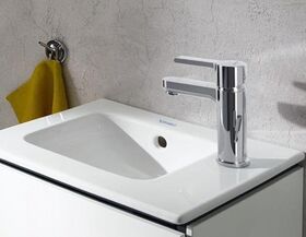 Duravit Einhebel-Waschtischmischer B.2 S mit Zugstangen-Ablaufgarnitur chrom