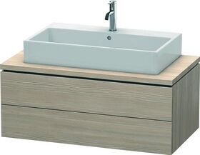 Duravit Konsolenunterschrank L-CUBE 400x1020x547mm pine silver