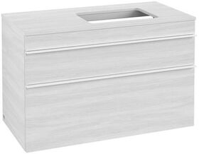 V&B Waschtischunterschrank VENTICELLO 957x606x502mm Griff white White Wood