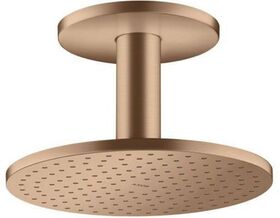 Kopfbrause 250 2jet AXOR Deckenmontage brushed red gold