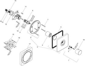 Thermostat AXOR CITTERIO M Unterputz 43 l/min chrom