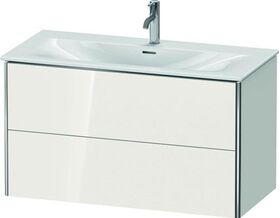 Duravit Waschtischunterbau XSQUARE 560x1010x478mm 2 Schubk weiß hochglanz