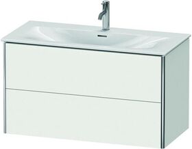 Duravit Waschtischunterbau XSQUARE 560x1010x478mm 2 Schubk weiß seidenmatt