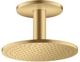 Kopfbrause 250 2jet AXOR Deckenmontage brushed gold optic