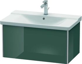 Duravit Waschtischunterbau XSQUARE 405x810x473mm dolomiti grey hochglanz