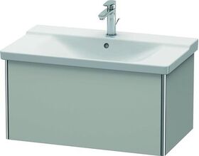 Duravit Waschtischunterbau XSQUARE 405x810x473mm betongrau matt