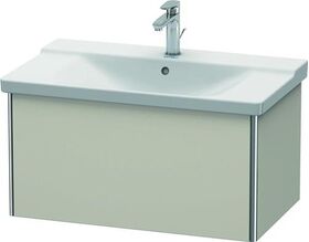 Duravit Waschtischunterbau XSQUARE 405x810x473mm taupe matt