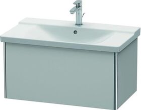 Duravit Waschtischunterbau XSQUARE 405x810x473mm nordic weiß seidenmatt