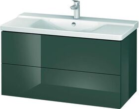 Duravit Waschtischunterbau L-CUBE 1020x481x555mm dolomiti grey hochglanz