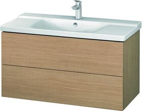 Duravit Waschtischunterbau L-CUBE 1020x481x555mm europäische eiche