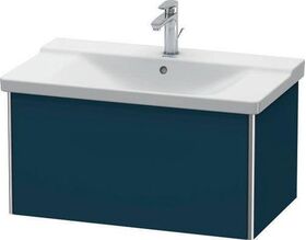 Duravit Waschtischunterbau XSQUARE 405x810x473mm nachtblau seidenmatt