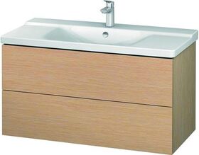 Duravit Waschtischunterbau L-CUBE 1020x481x555mm eiche gebürstet