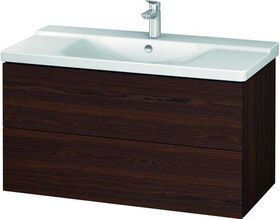 Duravit Waschtischunterbau L-CUBE 1020x481x555mm nussbaum gebürstet