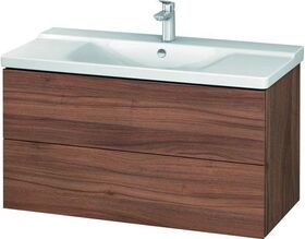 Duravit Waschtischunterbau L-CUBE 1020x481x555mm nussbaum natur