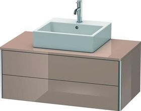 Duravit Waschtischunterbau XSQUARE 400x1000x548mm cappuccino hochglanz