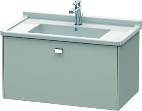 Duravit Waschtischunterbau BRIOSO Griff chrom 452x820x469mm betongrau matt