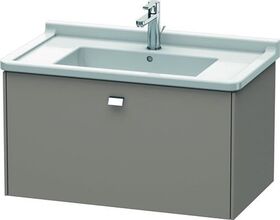 Duravit Waschtischunterbau BRIOSO Griff chrom 452x820x469mm basalt matt