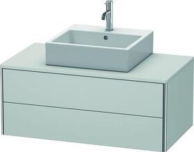 Duravit Waschtischunterbau XSQUARE 400x1000x548mm weiß seidenmatt