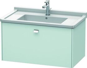 Duravit Waschtischunterbau BRIOSO Griff chrom 452x820x469mm lichtblau matt