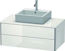 Duravit Waschtischunterbau XSQUARE 400x1000x548mm weiß hochglanz