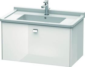 Duravit Waschtischunterbau BRIOSO Griff chrom 452x820x469mm weiß hochglanz