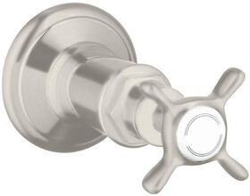 Abstellventil AXOR MONTREUX DN 15/DN 20 UP stainless steel optic