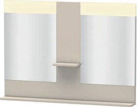 Duravit Spiegel VERO 142x1100x800mm, Beleuchtung taupe