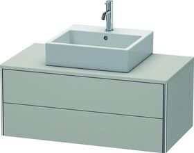 Duravit Waschtischunterbau XSQUARE 400x1000x548mm betongrau matt