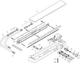 HG Therm. Uni SHOWERTABLET SELECT 700 DN 15, für 2 Verbraucher weiß/chrom