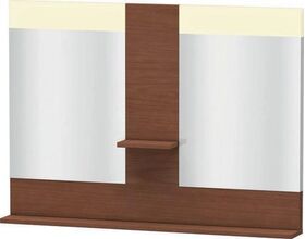 Duravit Spiegel VERO 142x1100x800mm Be amerik. nussbaum