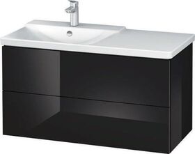 Duravit Waschtischunterbau L-CUBE 1020x481x555mm schwarz hochglanz