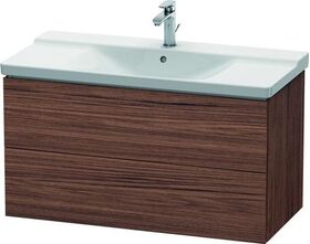 Duravit Waschtischunterbau L-CUBE 1020x481x555mm nussbaum dunkel