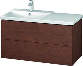 Duravit Waschtischunterbau L-CUBE 1020x481x555mm amerikanisch nussbaum