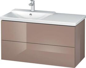 Duravit Waschtischunterbau L-CUBE 1020x481x555mm cappuccino hochglanz