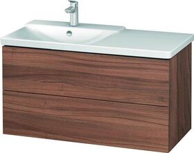 Duravit Waschtischunterbau L-CUBE 1020x481x555mm nussbaum natur